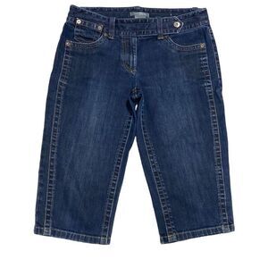 Ann Taylor Signature Fit Denim Capri Denim Jeans Size 4